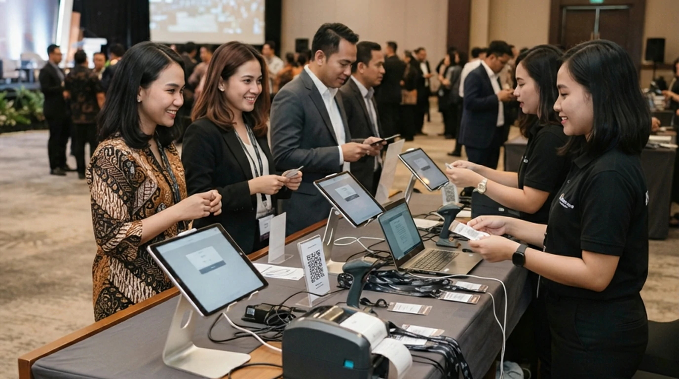 Rental laptop dan printer Jakarta untuk registrasi event